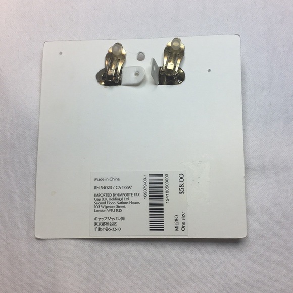 Banana Republic Asymmetric Bow Clip-On Earrings - Picture 4 of 5